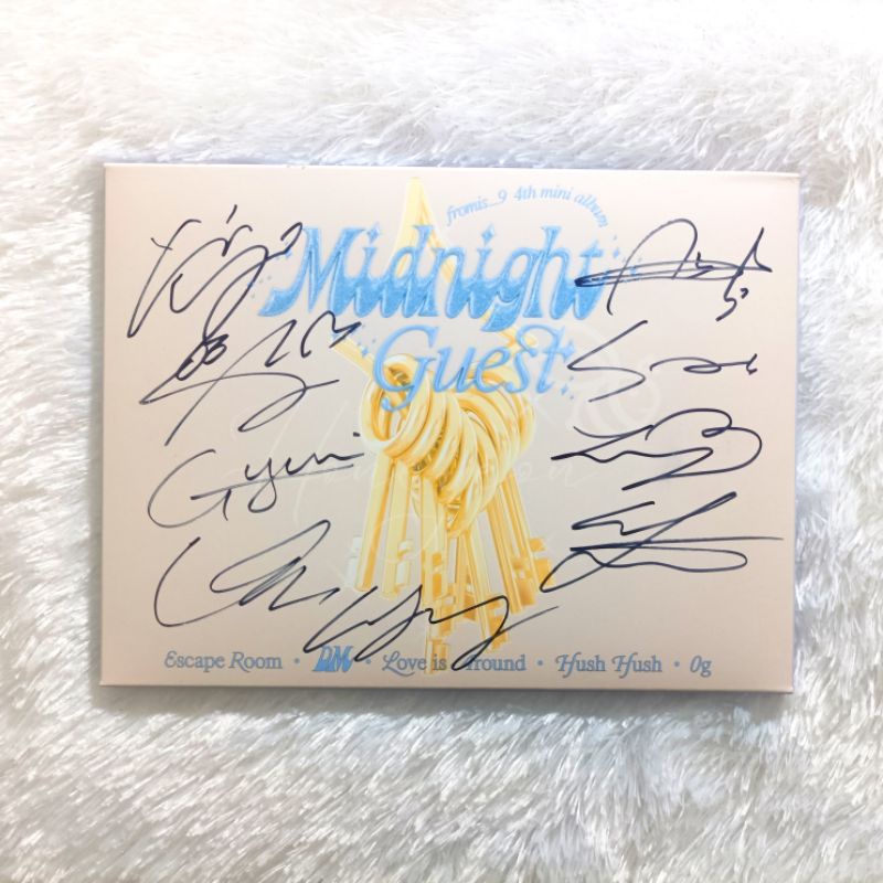 fromis_9 Fromis_9 - YZY Yizhiyu Signed Album Only Before Midnight