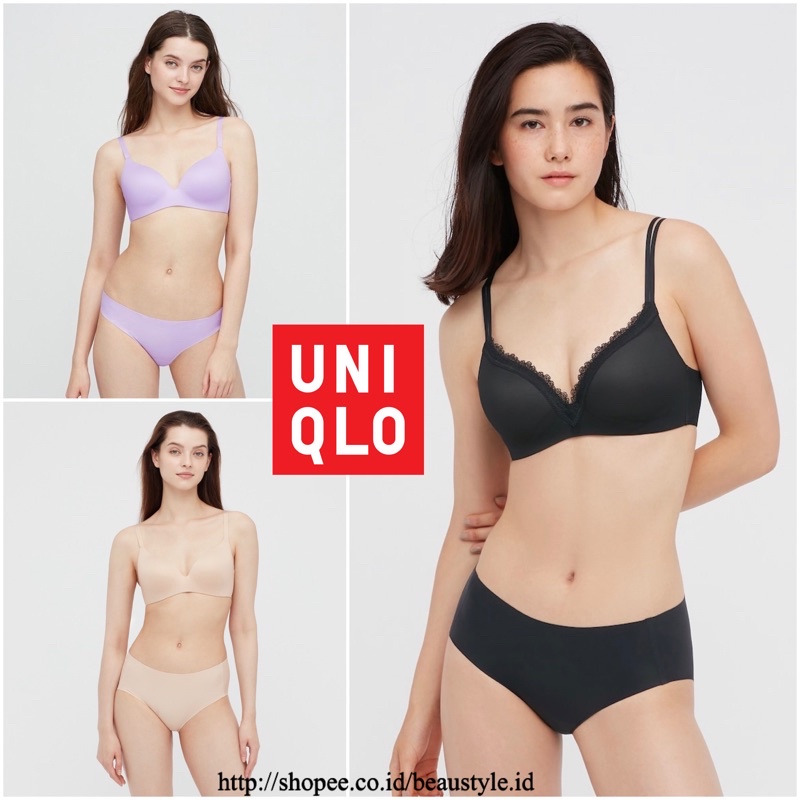 UNIQLO with tag Women Wireless Bra 3D Hold Lace ORI STORE