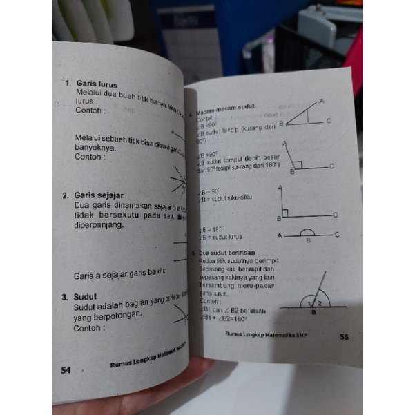 Buku Rumus Matematika (Berhitung lengkap) Untuk SMP