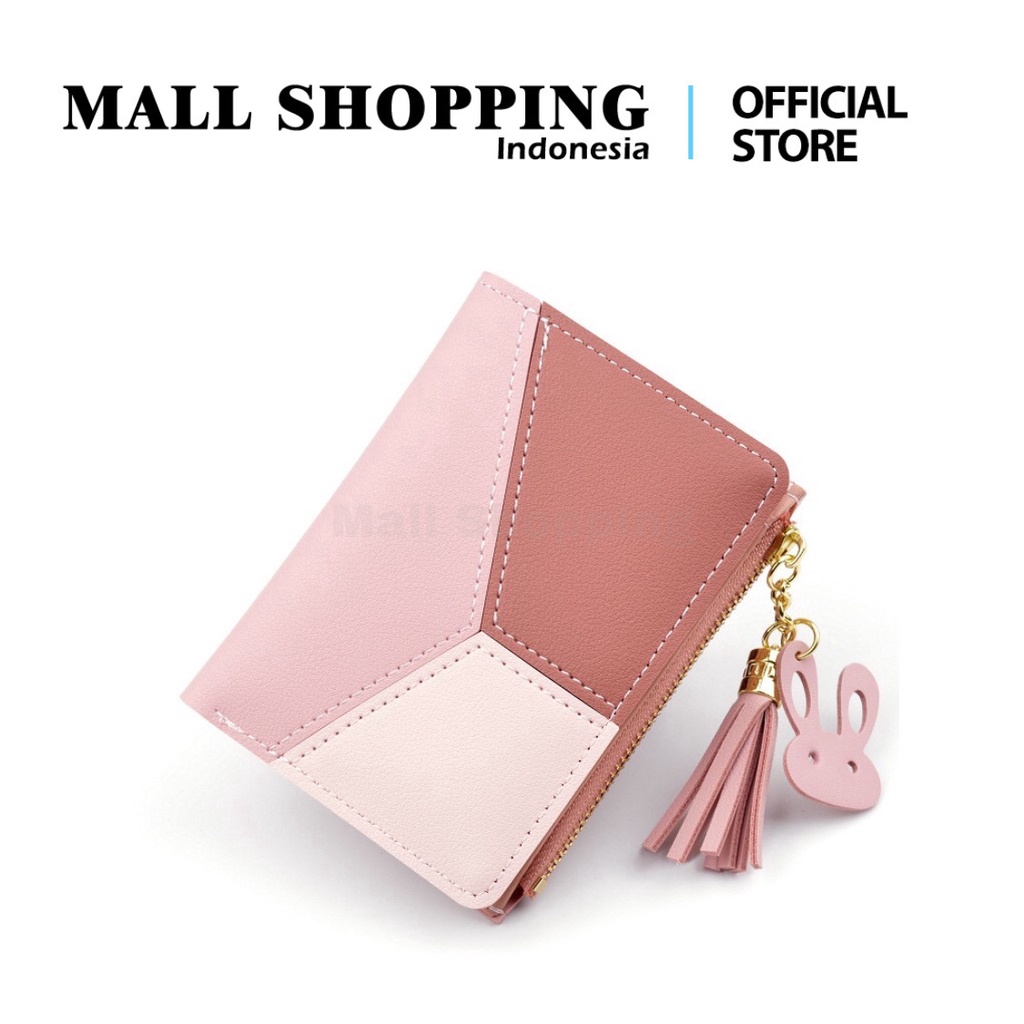 (COD) DOMPET LIPAT WANITA DOMPET KULIT KOREAN FASHION WOMEN WALLET MALL SHOPPING