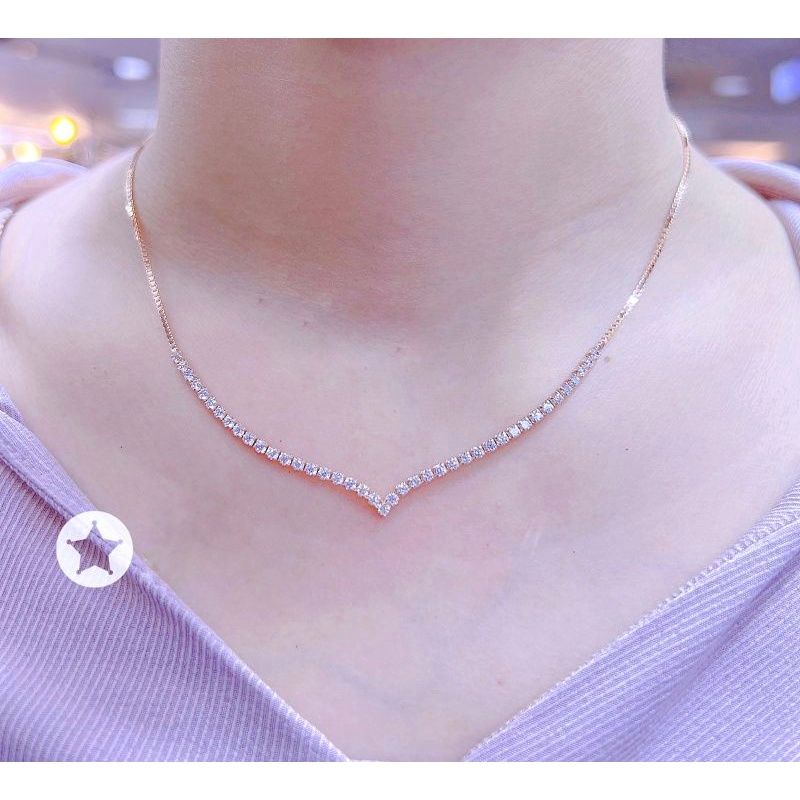 KALUNG PERAK ASLI SILVER 925 LAPIS EMAS PUTIH MODEL KALUNG AUREL/KALUNG NAGITA/KALUNG AYU TINGTING - PERHIASAN PERAK WANITA