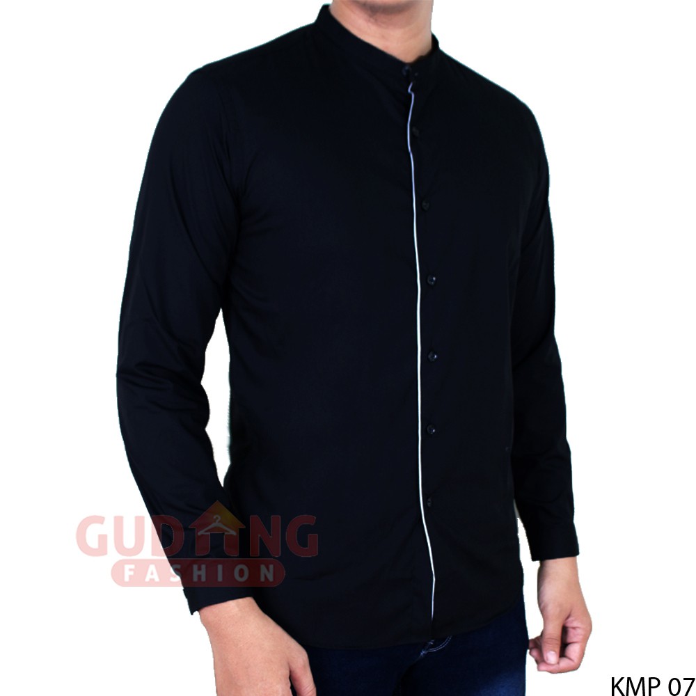 Baju Muslimin Pria Kerah Shanghai Lengan Panjang - KMP 07