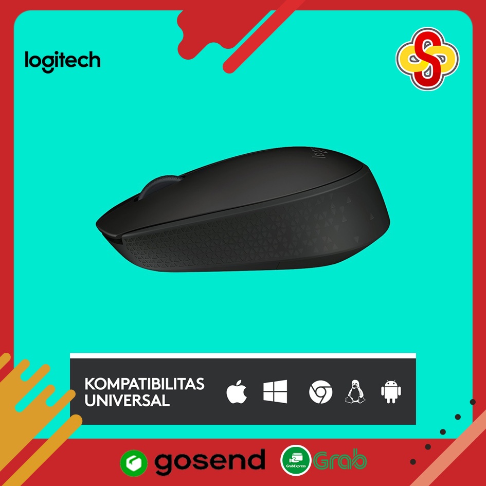 Mouse Wireless Logitech M170 - Black