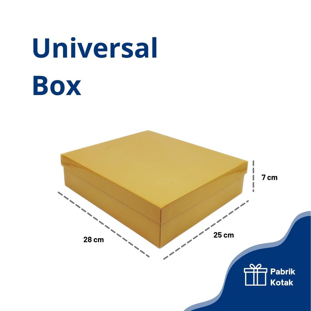 

Kotak Kado - Universal Box - 28 x 25 x 7 cm