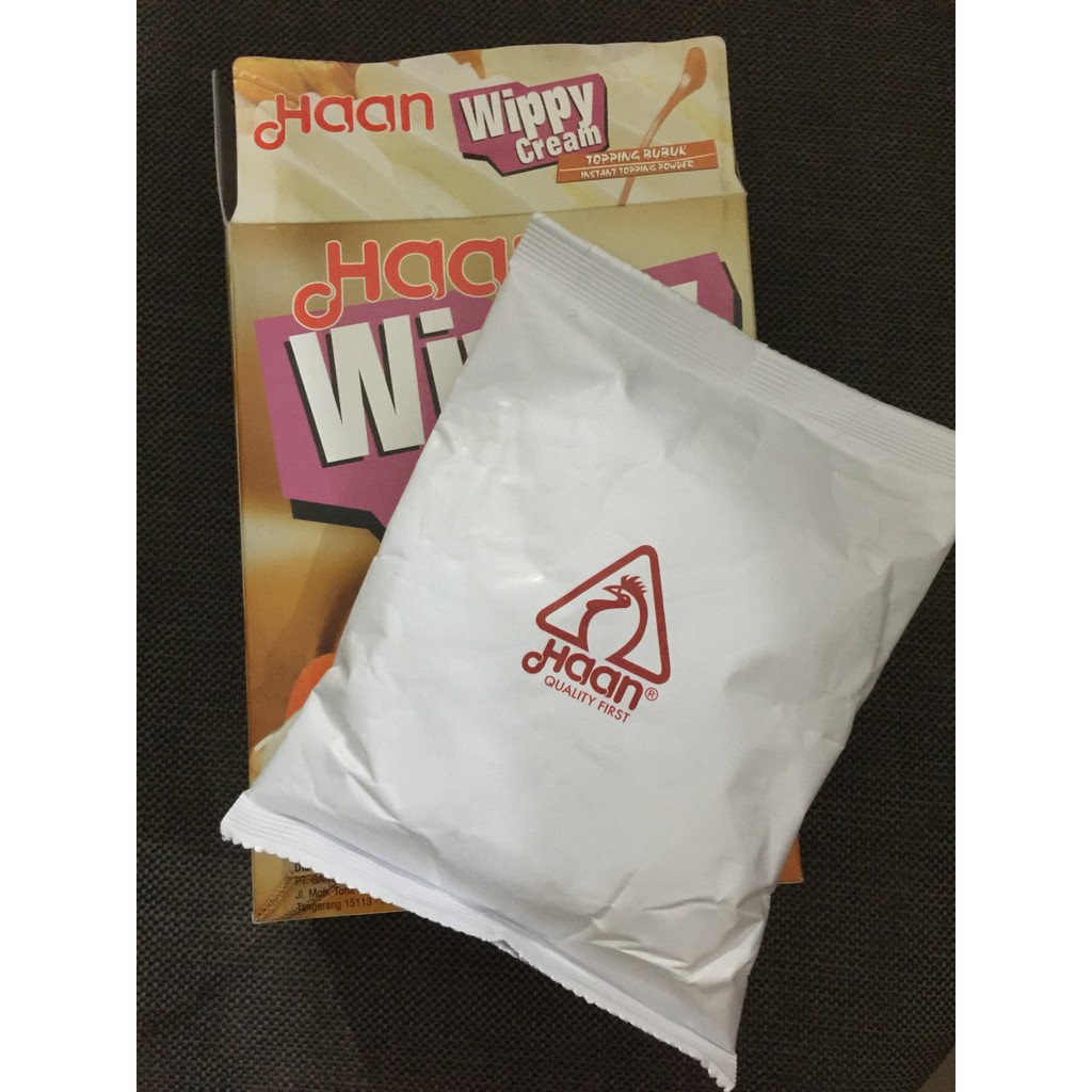 

Haan Wippy Cream Whipped Cream Instan Toping bubuk whippy 200 gram (Repack)