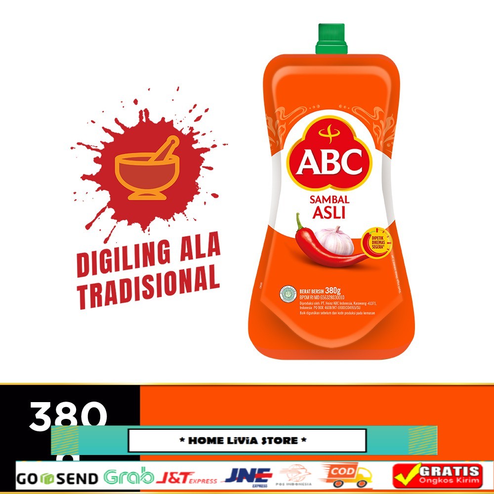 

ABC Sambal Asli 380 g