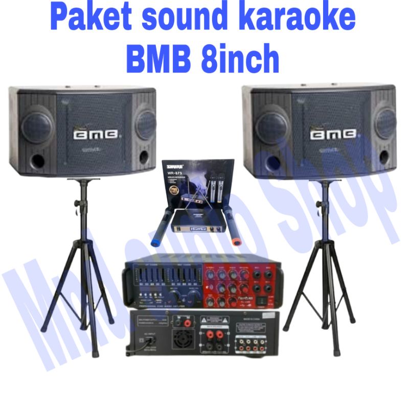 paket sound sistem karaoke Bmb set top 8inch