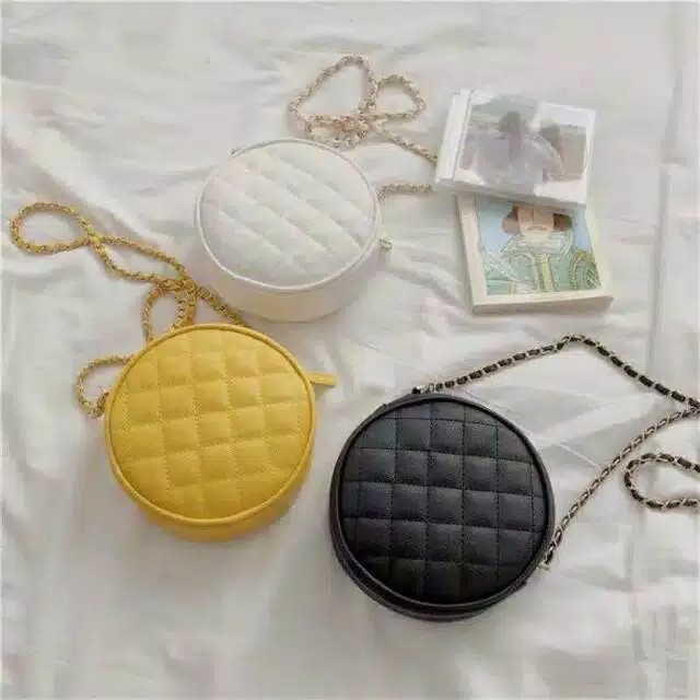 Tas selempang bulat/tas bulat marinka