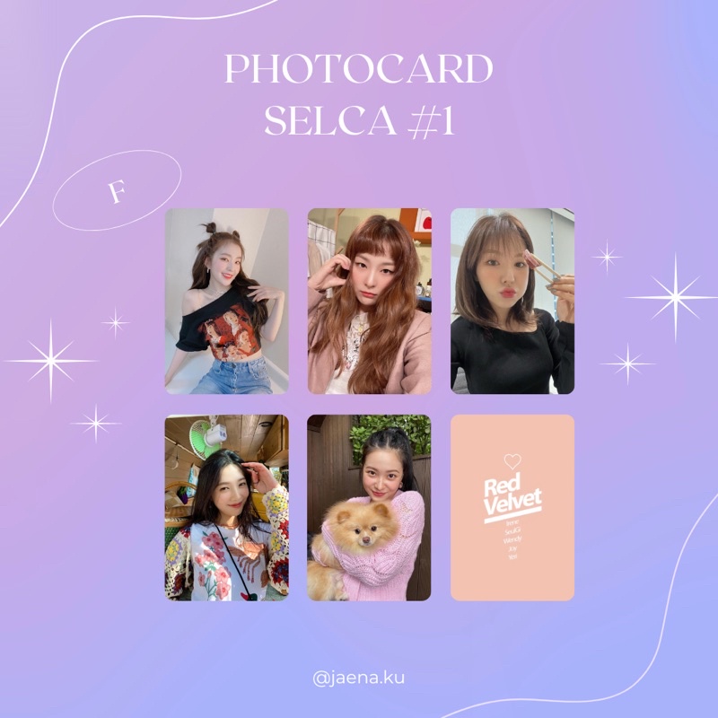 [RED VELVET] PHOTOCARD SELCA #1 RED VELVET ‼️BACA DESKRIPSI‼️