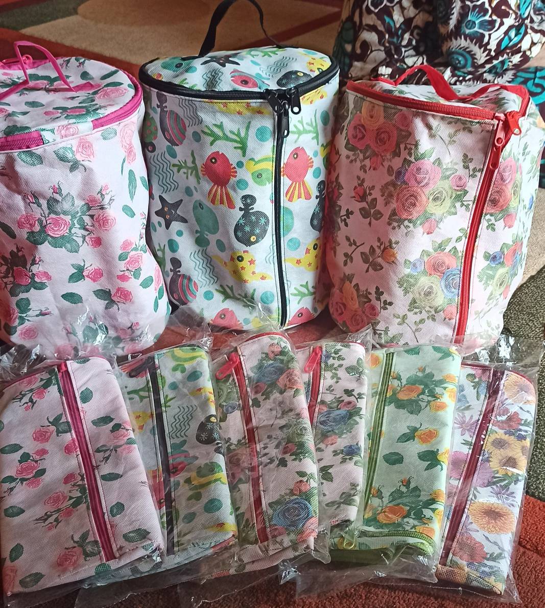 Tas Piring/tempat Piring Dua Lapis