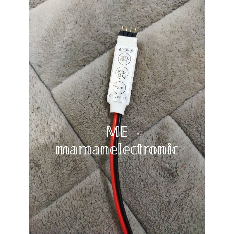 Led Mini Dimmer / Control RGB Plus Soket 12v 24v