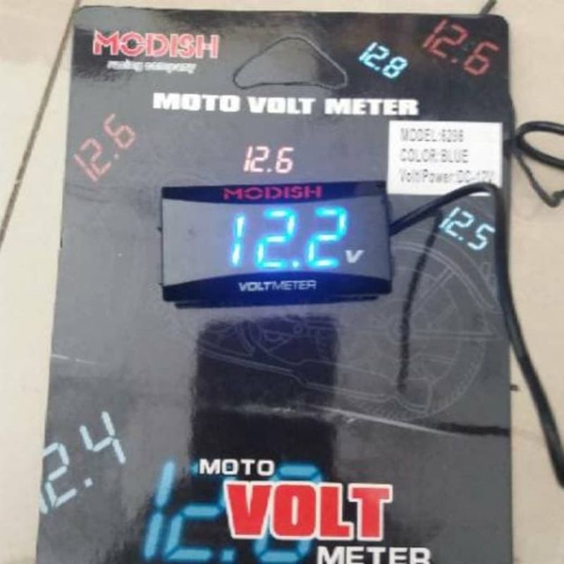 Voltmeter Aki Motor universal