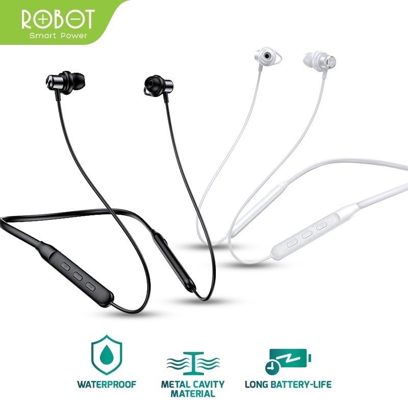 GARANSI 1 TAHUN NECKBAND ROBOT SPIRIT N20  dan N30 HEADSET BLUETOOTH 5.3 MAGNETIC