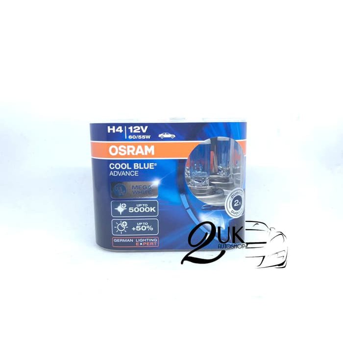 Lampu Bohlam Mobil OSRAM COOLBLUE COOL BLUE ADVANCE CBA H4