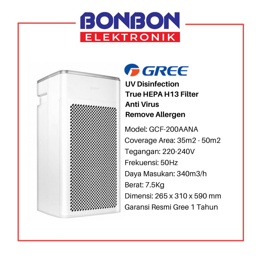 Gree Air Purifier Virus Killer GCF-200AANA / GCF200AANA