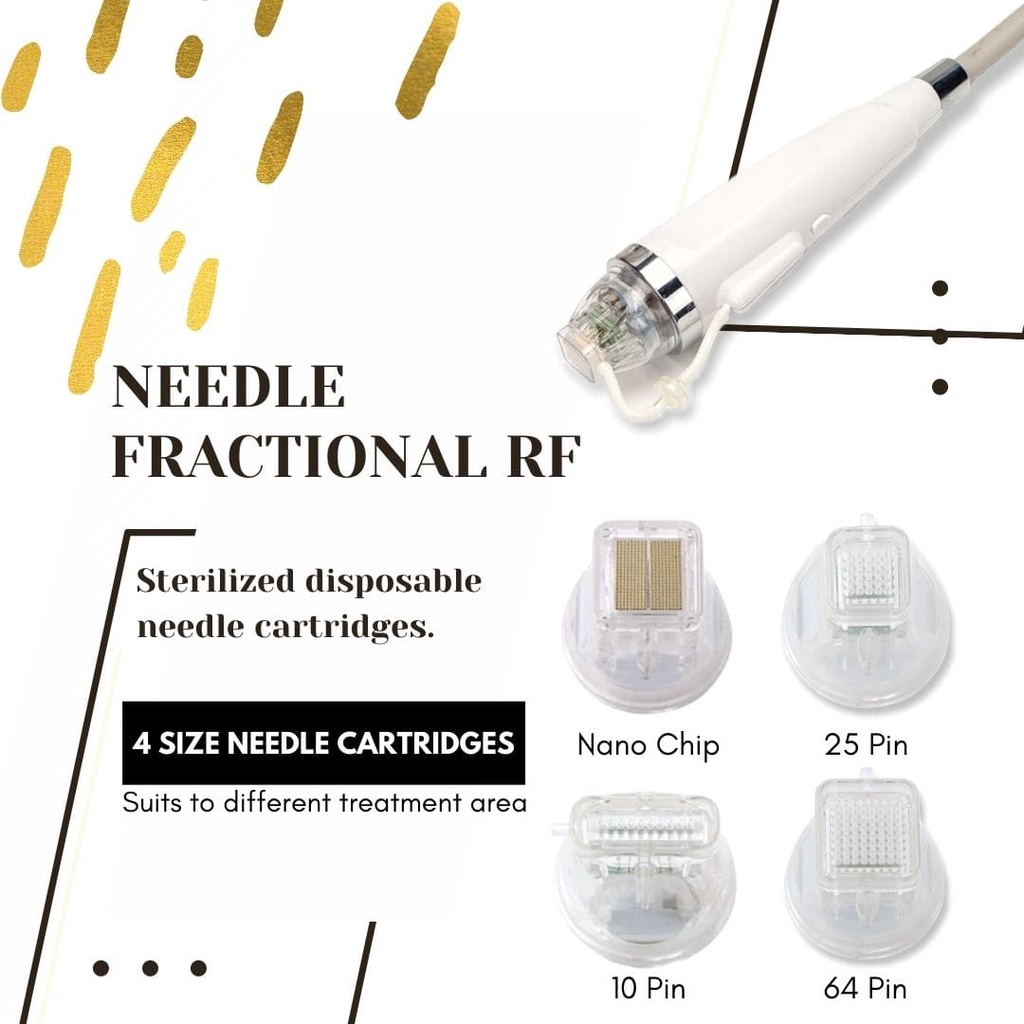 JARUM NEEDLE DAN SELANG RF FRACTIONAL MICRONEEDLE JARUM RF 25 PIN NANO 10 PIN dan 64 pins