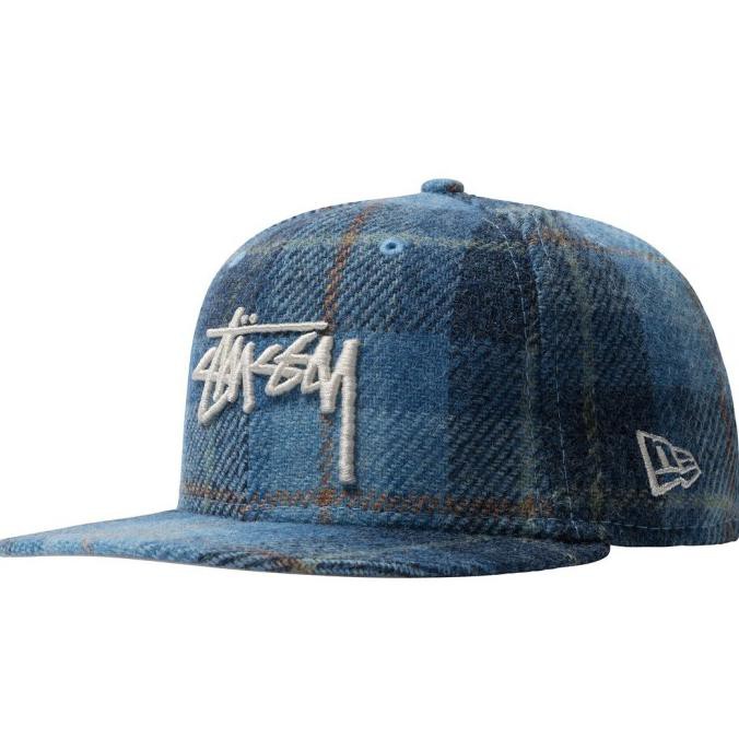 Buruan Stussy Stock Harris Tweed Cap 1:1 Bagus