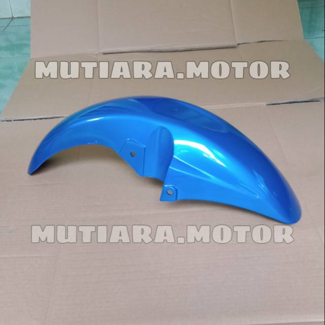 Spakbor Depan SATRIA FU Faselift warna biru