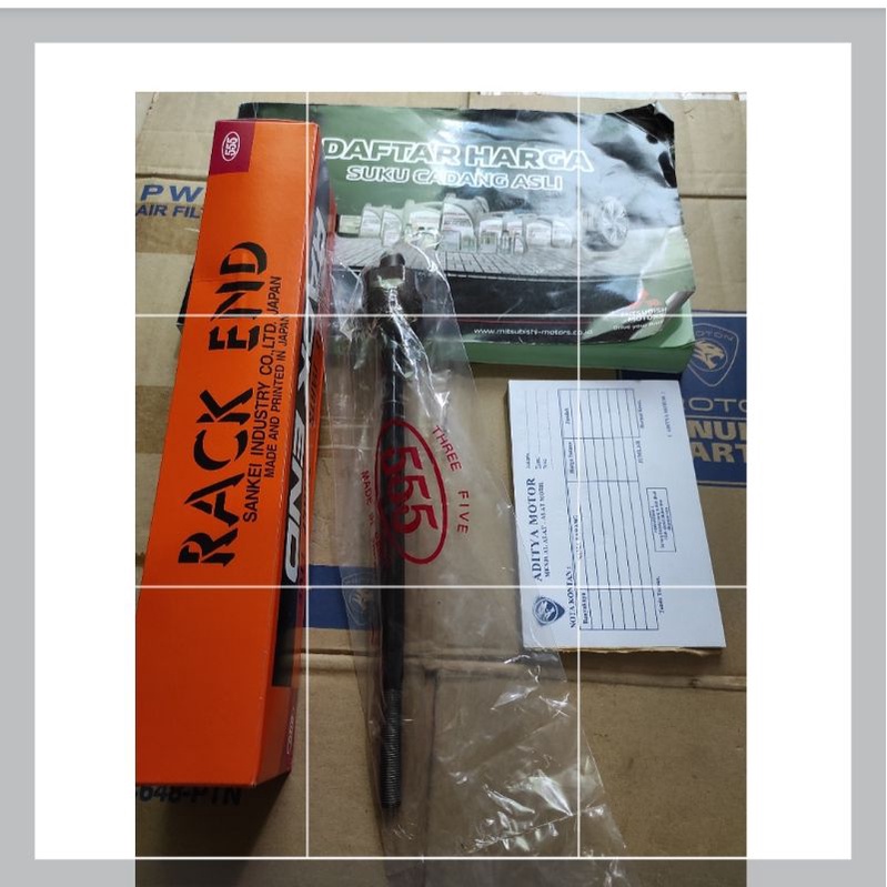 rack end long tie rod lancer dangan dan gan DOHC SOHC 1989-1992 ORIGINAL 555 JAPAN 100% SATUAN