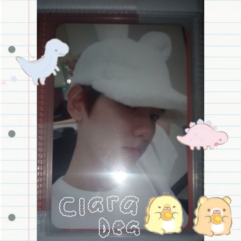 booked eXO PC BAEKHYUN PHOTOCARD FOR LIFE B VER BUNNY