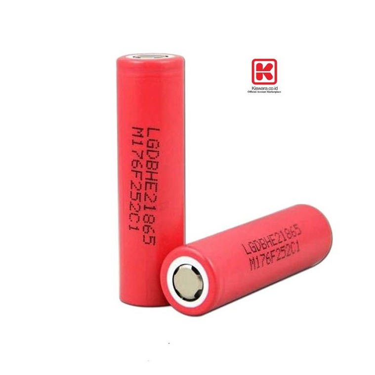 Battery LG HE2 18650 22A 2500mAh [Authentic] KiswaraBandung