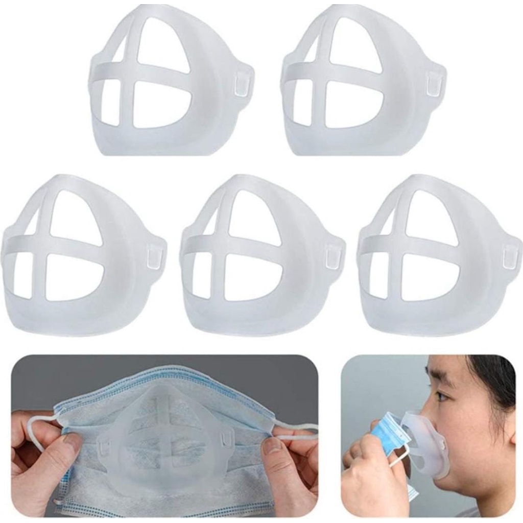 PENYANGGA MASKER 3D/MASK BRACKET BRAKET SUPPORT PENAHAN ANTI PENGAP