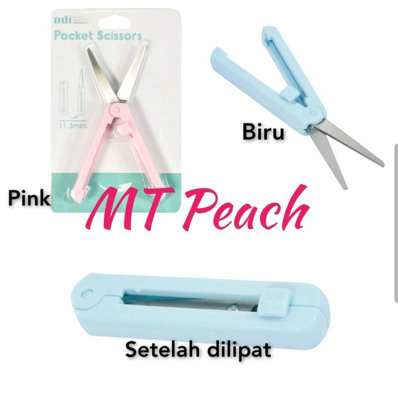 

GUNTING LIPAT KECIL ODI 11CM POCKET SCISSORS