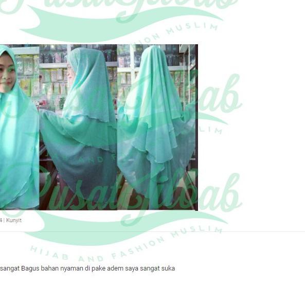 ➭ Jilbab Syari Khimar Ceruti Pinguin 3 Layer / Jilbab Instan Syari / Jumbo / Muslimah Wanita ☄