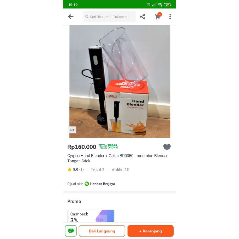 preloved hand blender cypruz