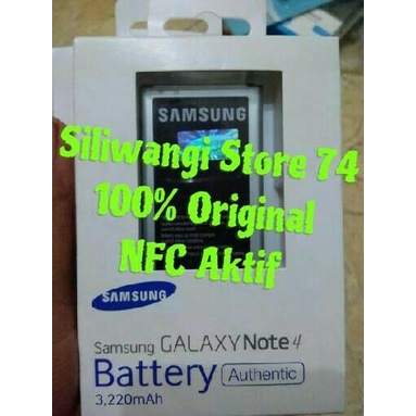 Original 100% Battery Baterai Batre Batere Samsung Galaxy Note 4 Note4