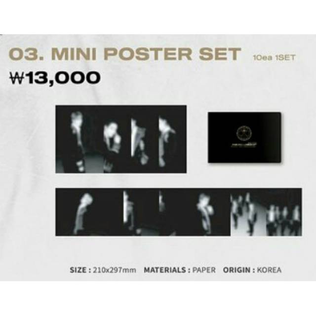 SHARING ATEEZ MINI POSTER SET