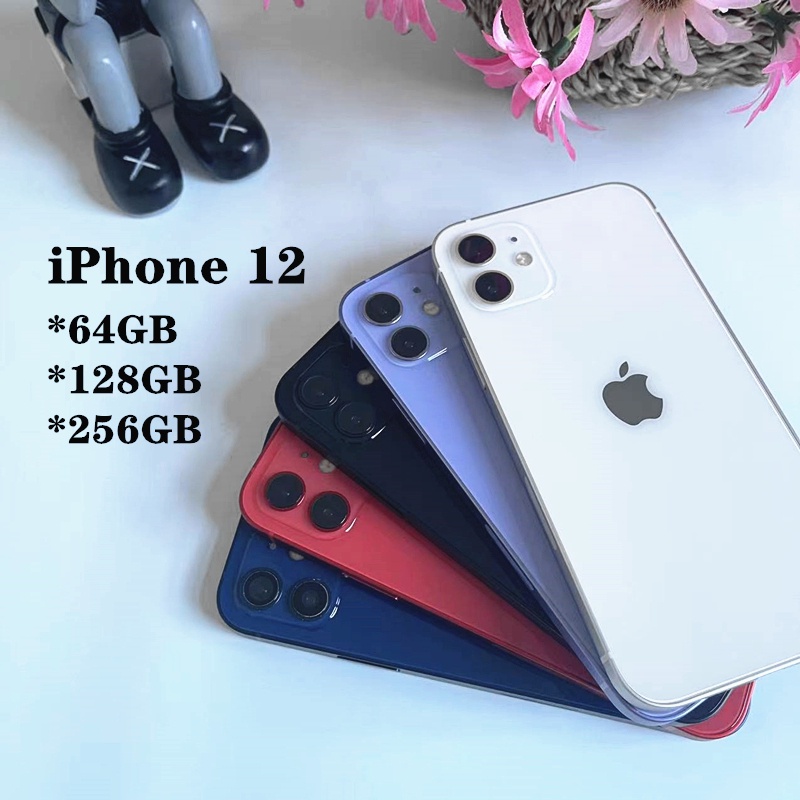 iphone 12 256gb 128gb 64gb second original 100  fullset like new