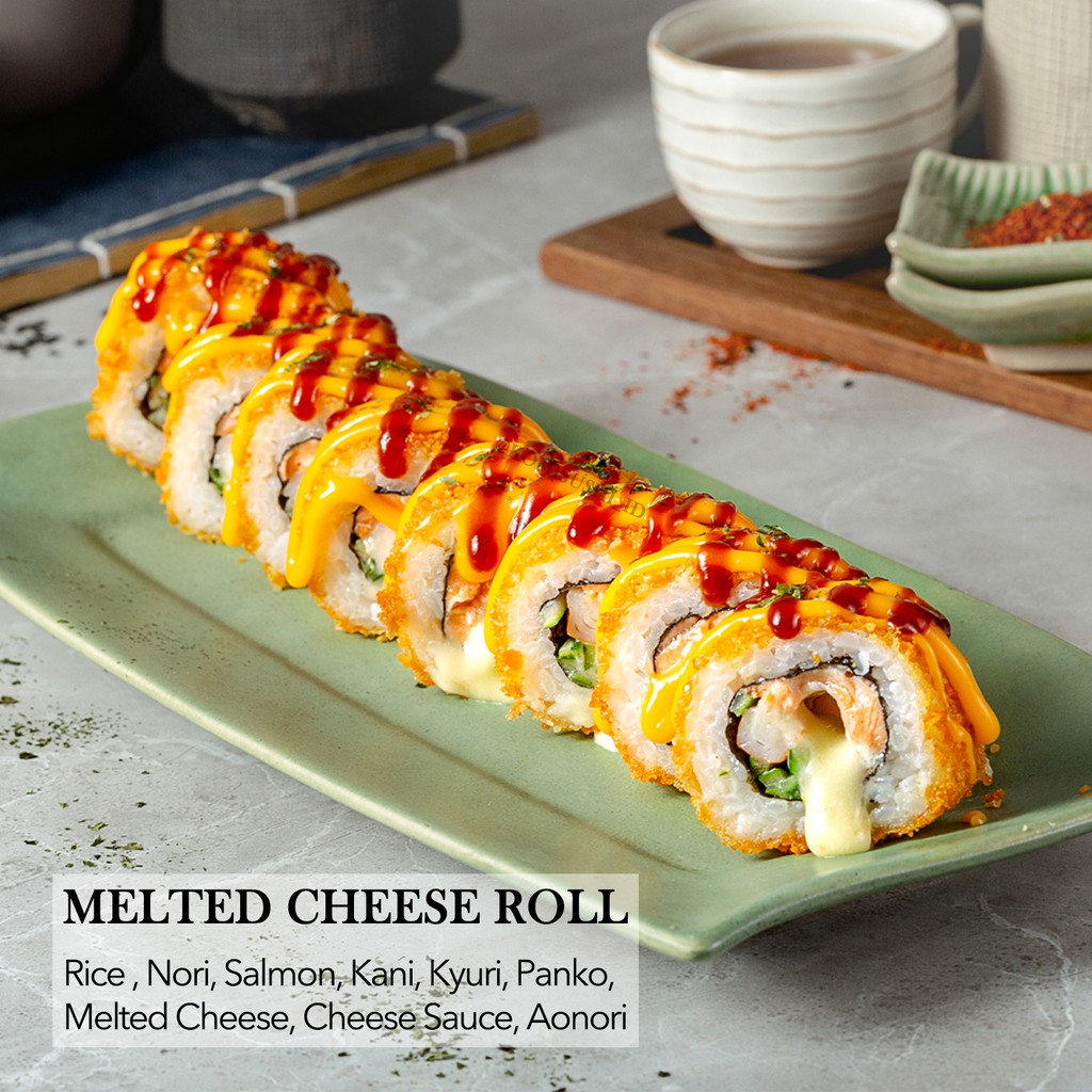 

MELTED CHEESE ROLL | PERSONAL SIZE SUSHI