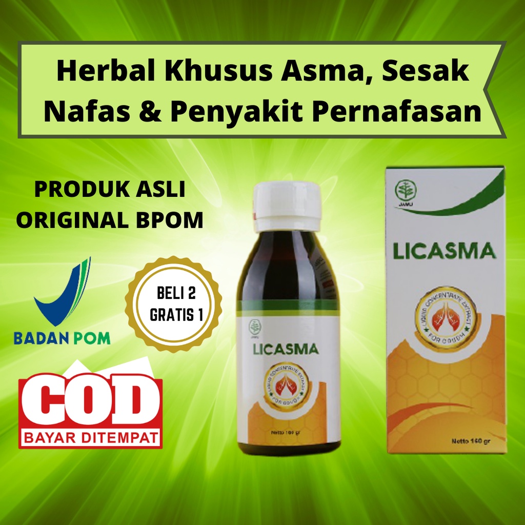 Licasma Obat Asma Obat Sesak Nafas Madu Asma Herbal Alami
