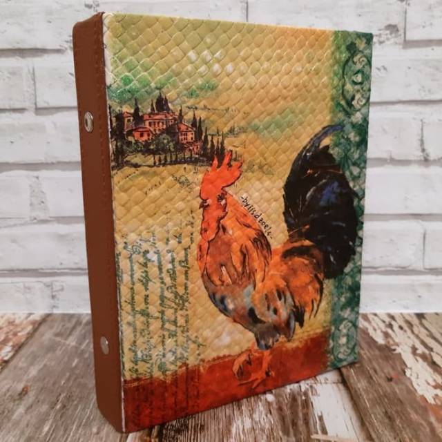 

Binder Pandan Decoupage Coklat 02