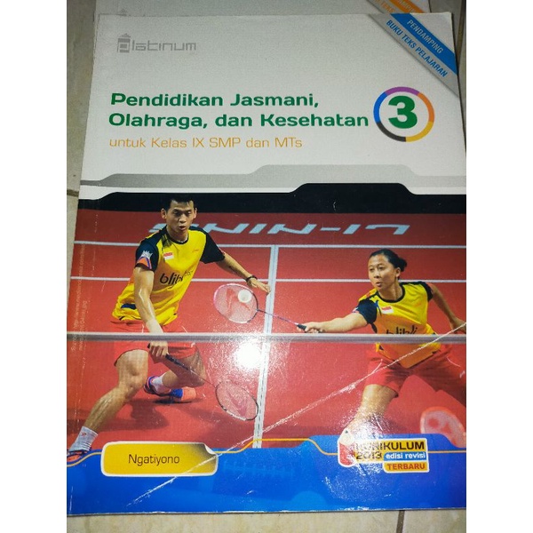 (Preloved) Buku PJOK kelas 9 IX SMP/ MTS K13 Tiga Serangkai