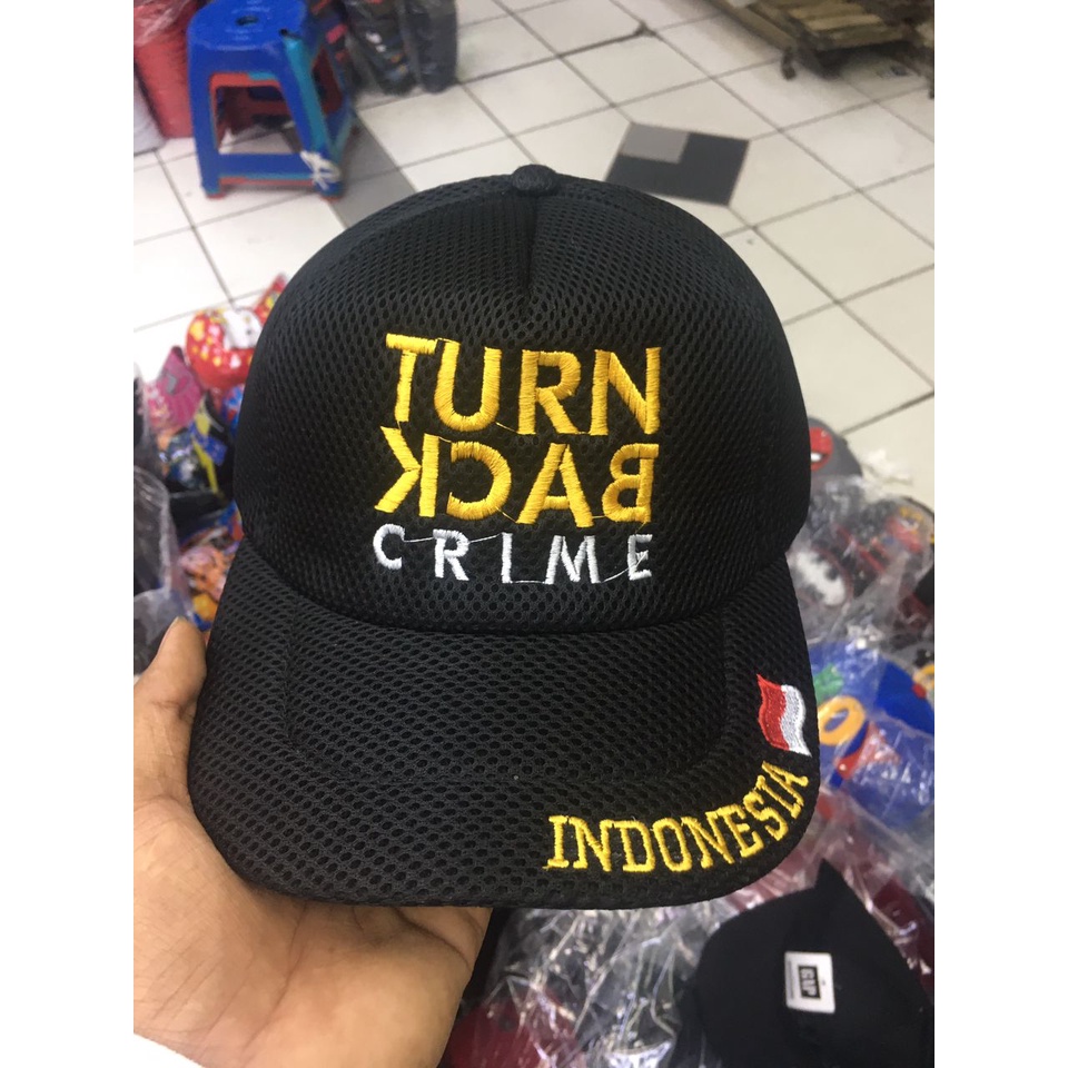 Topi Double Mess NKRI / Topi Double Mess Indonesia/ Topi Double Mess Turn Back / Topi Jaring Jala