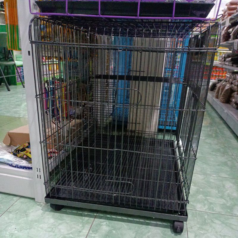 Kandang besi octagon Cat-03 Kandang kucing ukuran 93x62x78cm