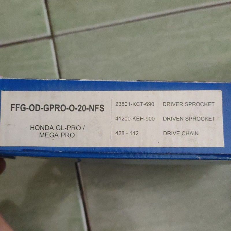 Gear Set GL PRO / MEGAPRO Ori FSCM by Astra Otoparts