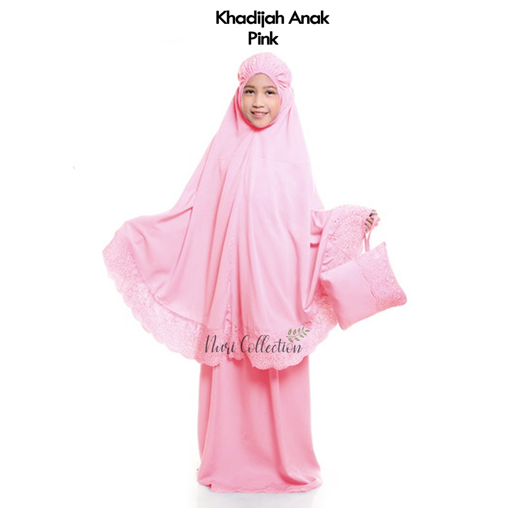 Mukena anak Siti Khadijah pasteleena Free Tas adem