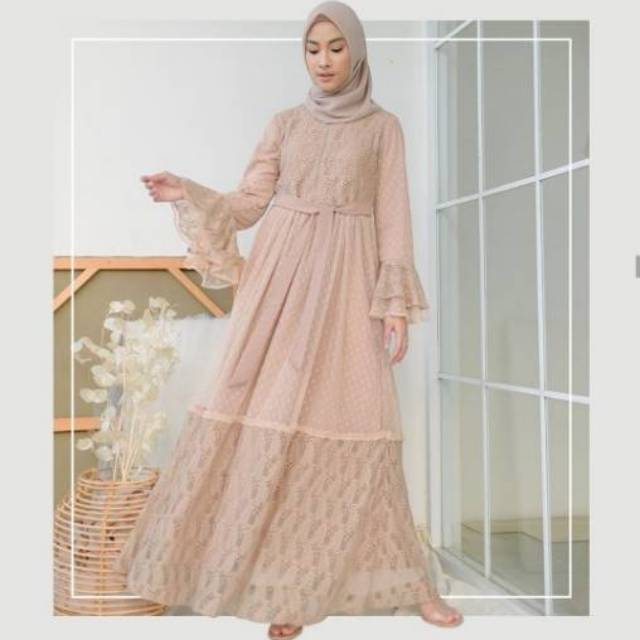 KAYLA Dress ORI by Ghaisani Hijab/Gamaleea