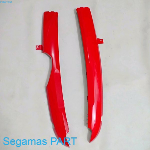 cover under side dek samping set kanan kiri Scoopy fi K16 th 2013 2016 merah non original