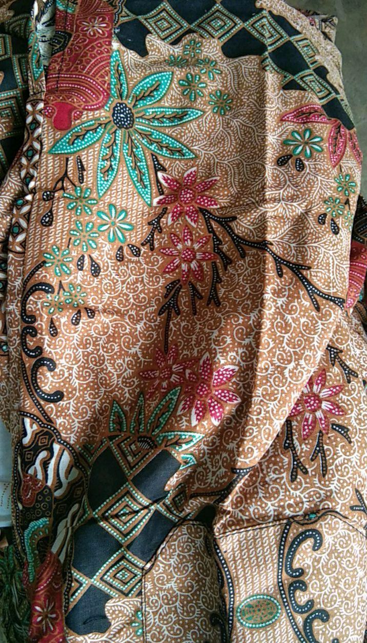 Promo Batik Couple Keluarga Sarimbit Sania Ruffle Batik Ori Ndoro Jowi Motif Toples