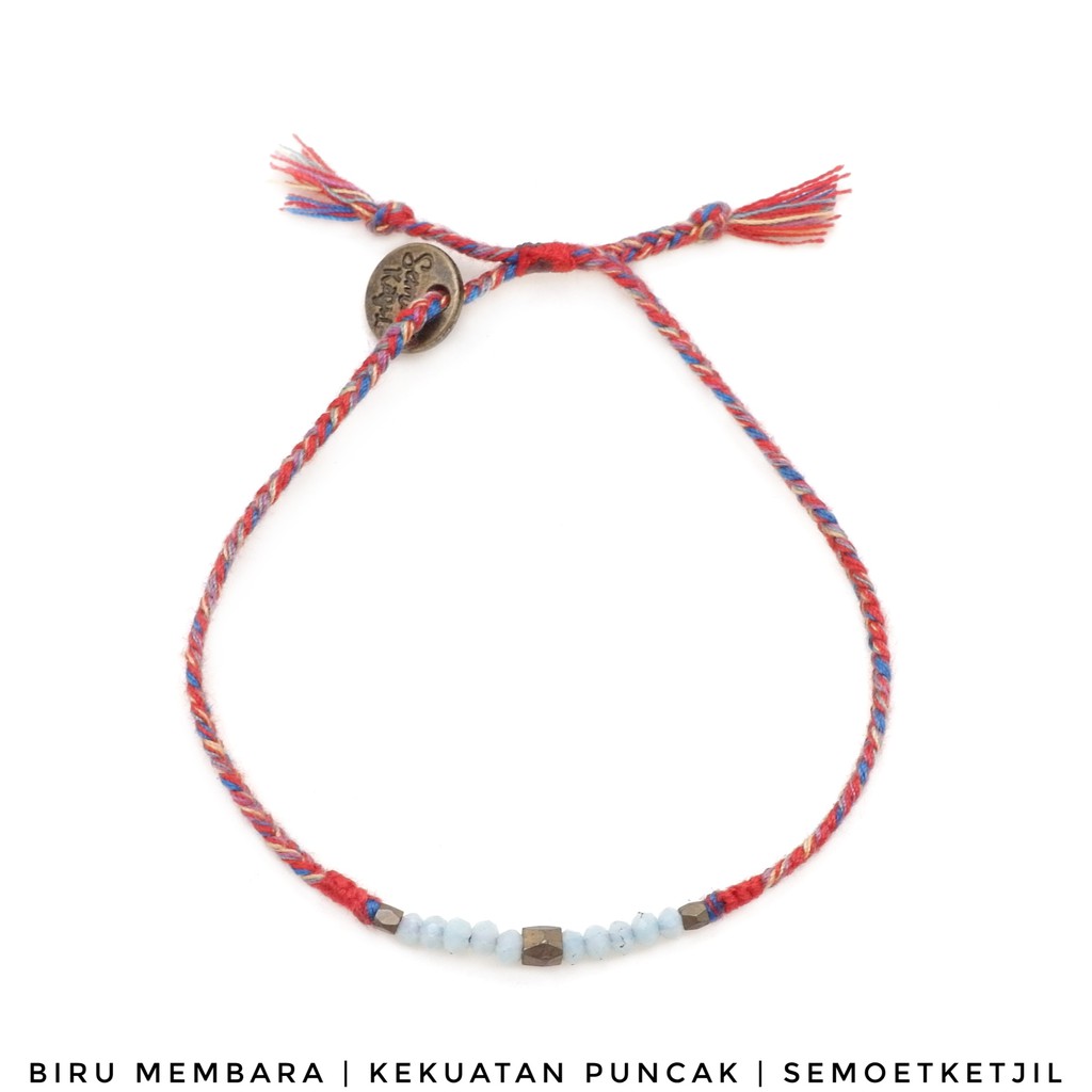 

Semoet Ketjil Gelang Bohemian Biru Membara