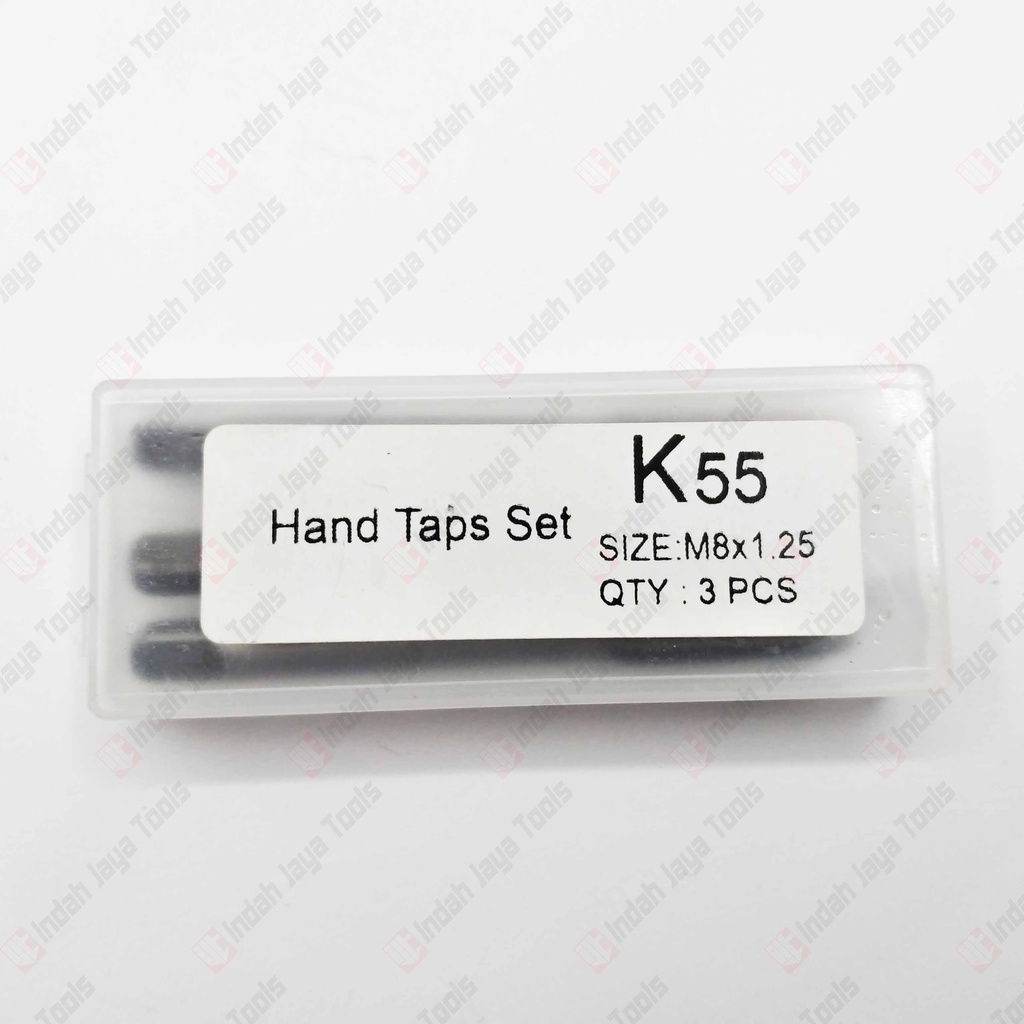 K55 Hand Tap M8 x 1.25 - Mata Tap 8 x 1.25 Isi 3 Pcs
