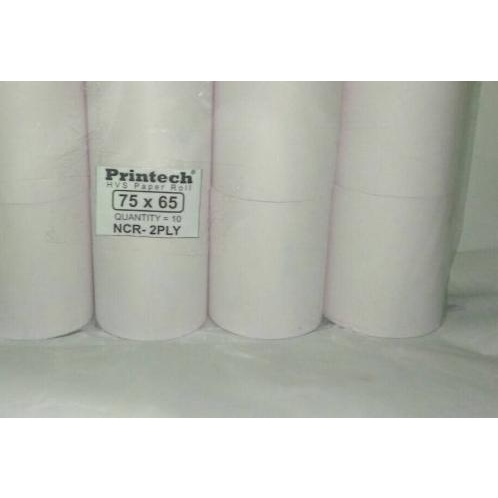 

✴ Printech Kertas Struk Kasir 75 x 65 2 Ply NCR ➷