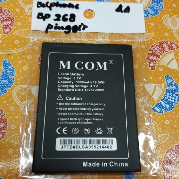 Baterai bellphone BP 268 BP268 double power mcom 5000mah battre batre