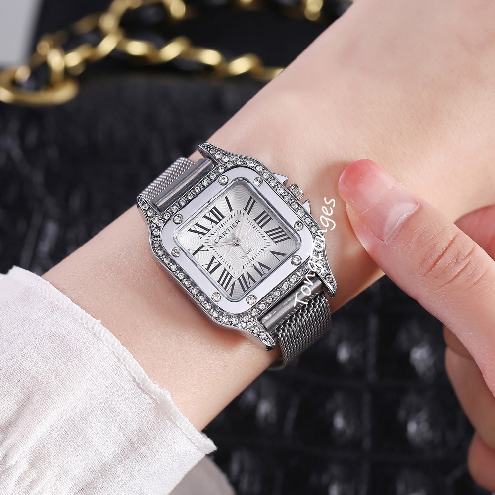 JAM TANGAN WANITA TOUCH PASIR MAGNET FASHION JAM TANGAN MURAH CEWEK  JAM TANGAN ANALOG IMPORT W126