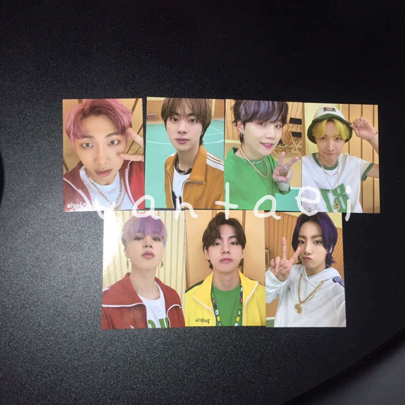 PC PHOTOCARD CARDIGAN BUTTER BTS RM NAMJOON SEOKJIN JIN SUGA J-HOPE JIMIN