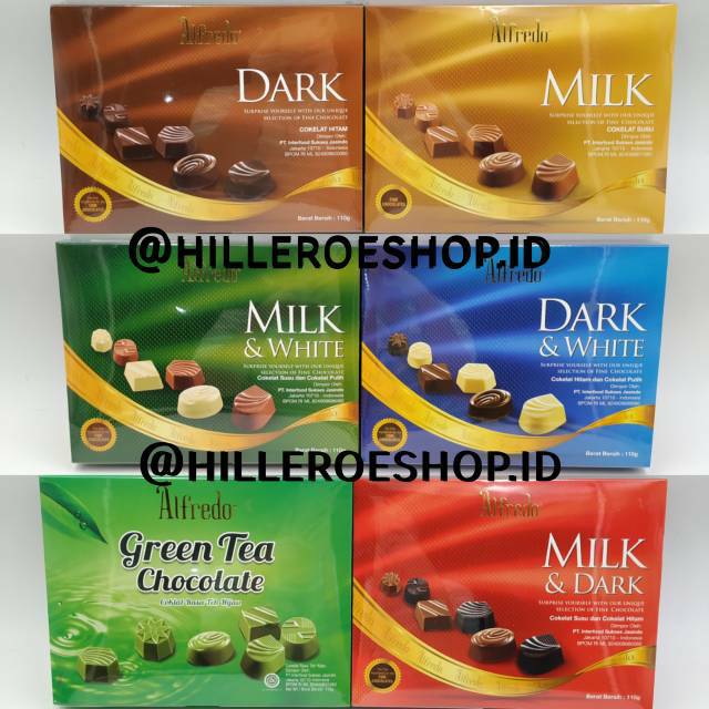 

COKLAT ALFREDO BOX 110GRAM CHOCOLATE COKELAT MALAYSIA IMPORT MILK / DARK / WHITE